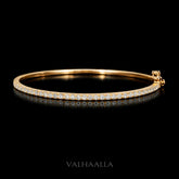 5.75 Ct Round Brilliant Cut Diamond Bracelet Solid Gold Wedding Gift
