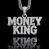 Moissanite 8.00 Ct MONEY KING Pendant 14k Hip Hop Necklace | Yellow | Rose Gold