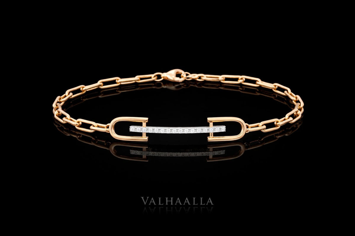 5 Ct Dainty Diamond Bracelet in Solid Gold Everyday Jewelry Gift